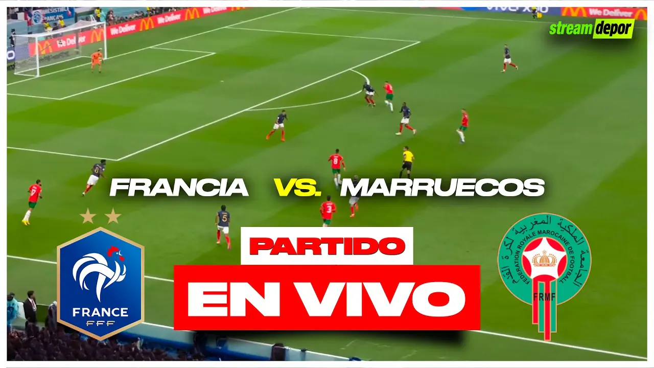 Reproducir: FRANCIA VS MARRUECOS EN VIVO MUNDIAL 2026 | Stream Depor | Depor