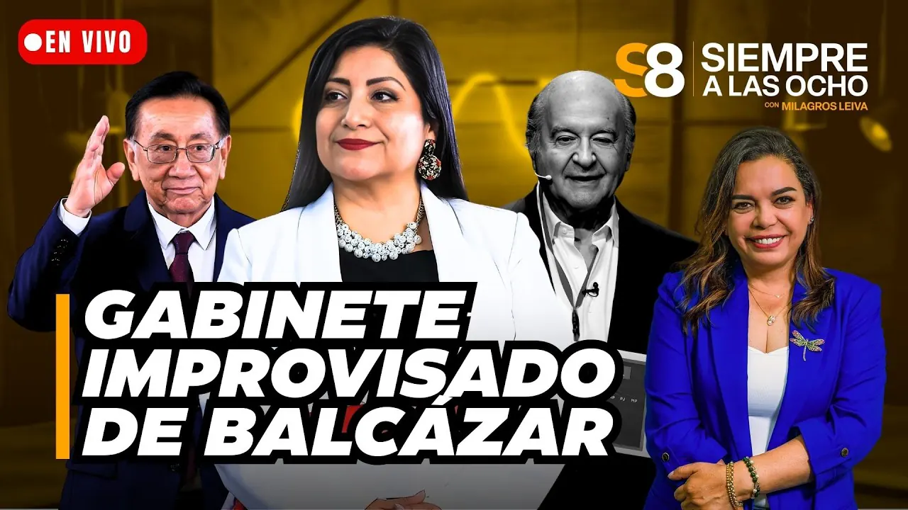Reproducir: 🟡 BALCÁZAR JURAMENTE A DENISSE MIRALLES COMO PREMIER: ¿DARÁN VOTO DE CONFIANZA A GABINETE? | #S8