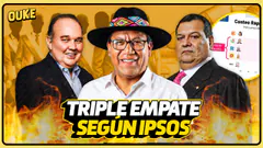 EN VIVO: CONTEO RÁPIDO DE IPSOS ¿QUIÉN ACOMPAÑARÁ A KEIKO EN SEGUNDA VUELTA? | OUKE