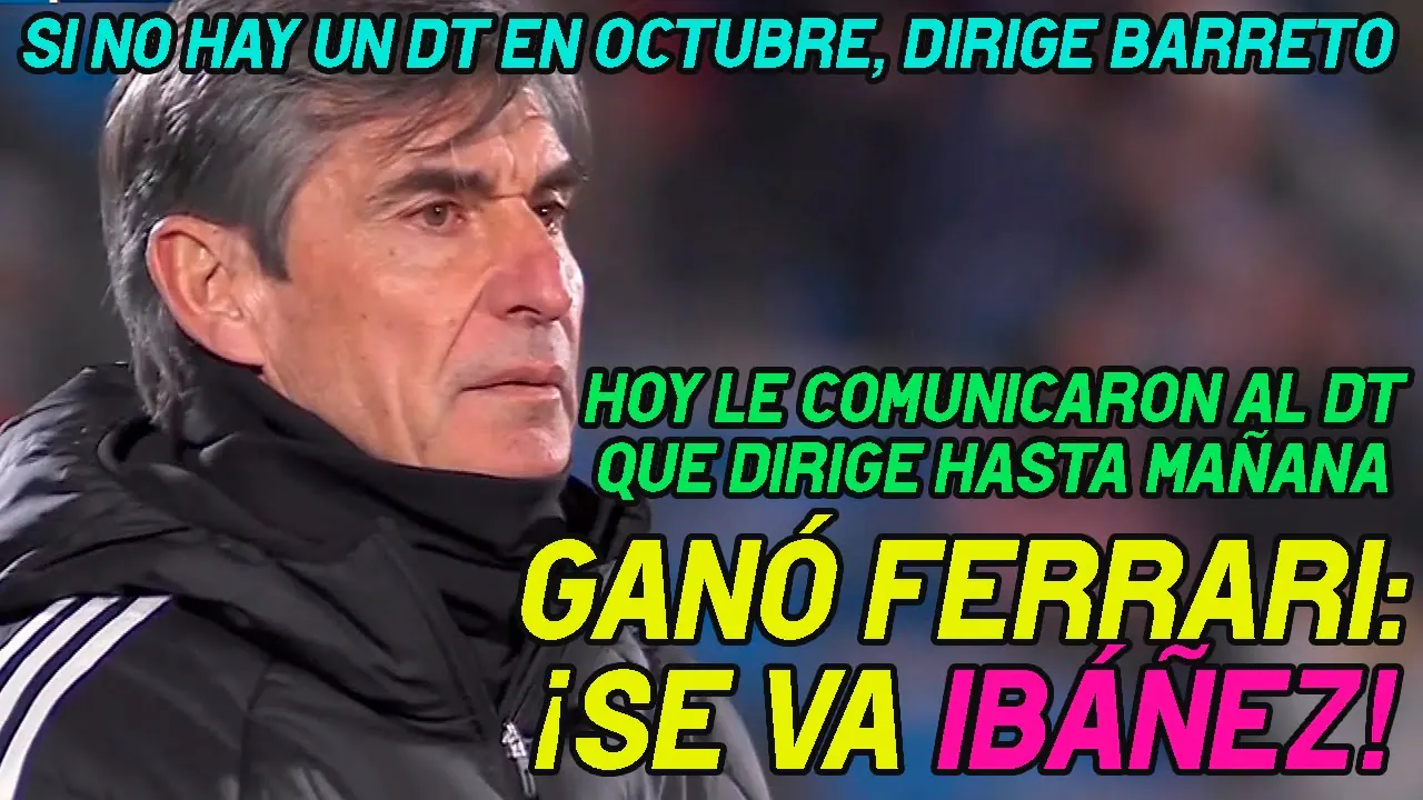 Reproducir: LE COMUNICARON A IBÁÑEZ QUE NO VA MÁS / TEMPRANO HIZO CONFERENCIA ENUMERANDO SUS LOGROS