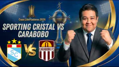 Sporting Cristal vs Carabobo FC EN VIVO HOY | Partido de Vuelta | Copa Libertadores 2026