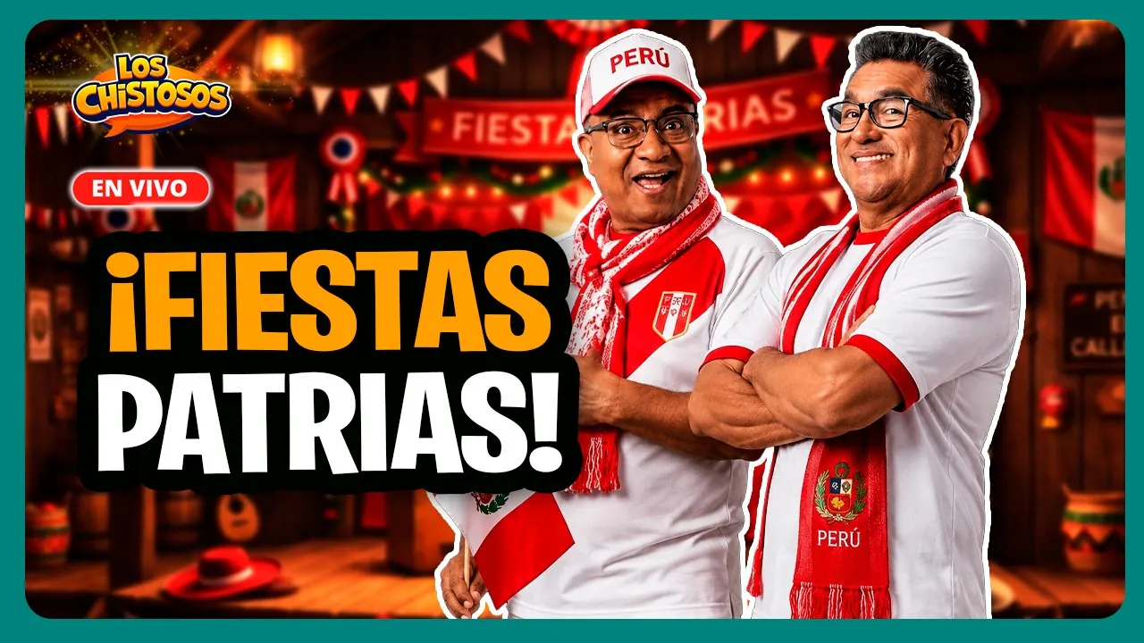 Reproducir: LOS CHISTOSOS 🔴EN VIVO ¡ESPECIAL FIESTAS PATRIAS! Risas, criollismo y orgullo peruano | RPP