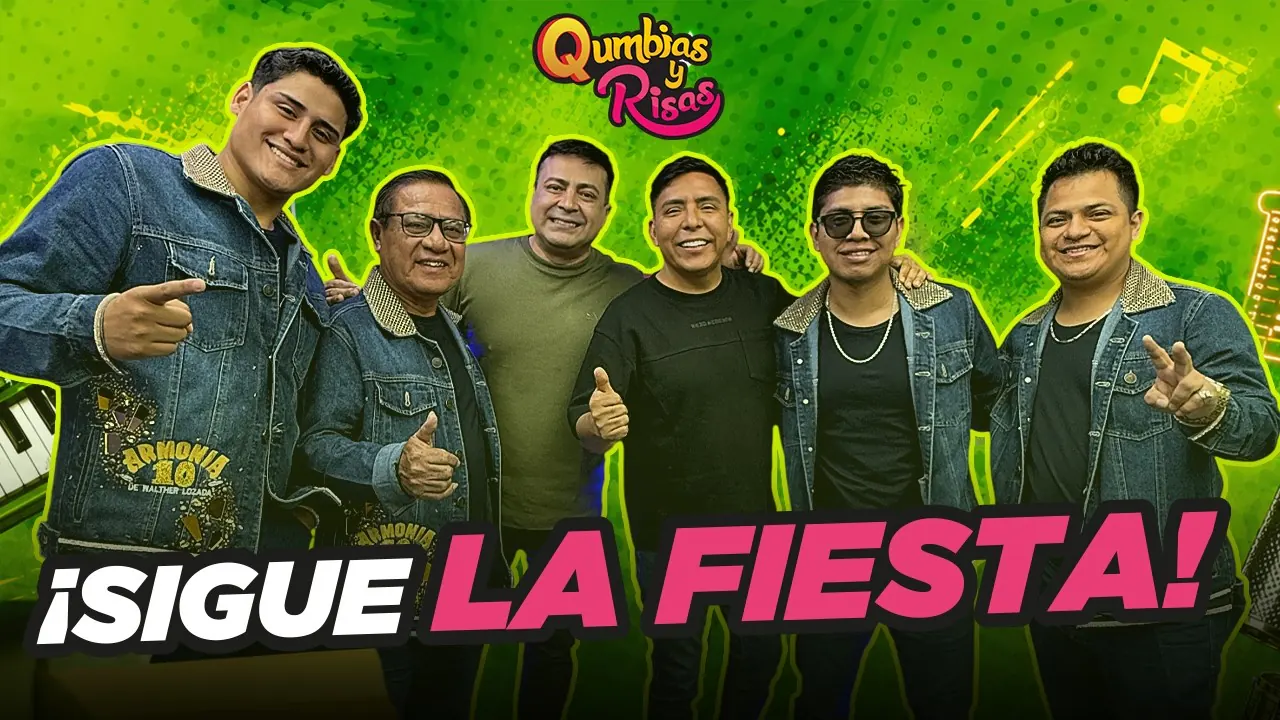Reproducir: ¡FIESTÓN con ARMONÍA 10 de WALTHER LOZADA en QUMBIAS Y RISAS! A bailar junto a EDWIN y OSCAR