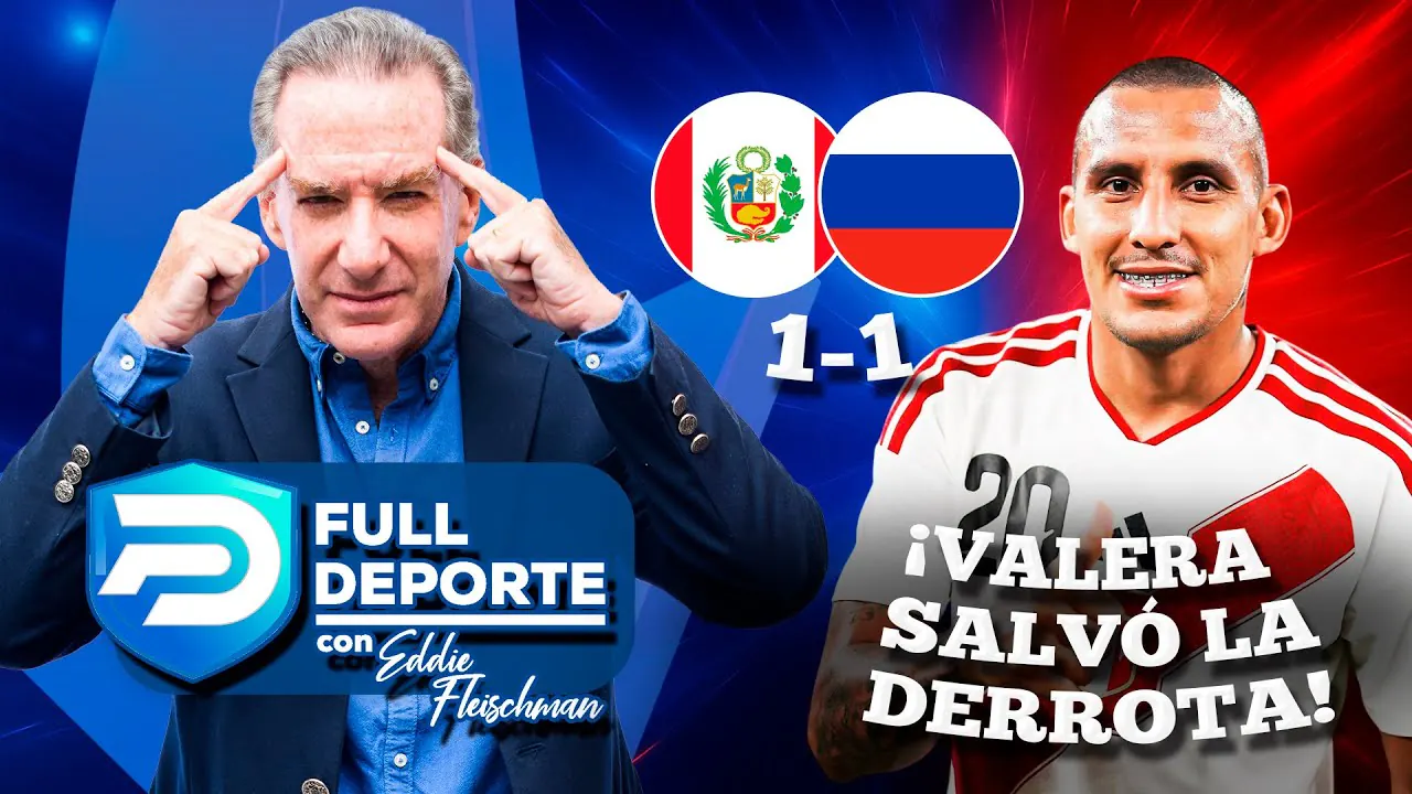 Reproducir: GOLAZO DE ÁLEX VALERA SALVÓ A LA SELECCIÓN PERUANA DE UNA DERROTA ANTE RUSIA (1-1)