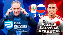 GOLAZO DE ÁLEX VALERA SALVÓ A LA SELECCIÓN PERUANA DE UNA DERROTA ANTE RUSIA (1-1)