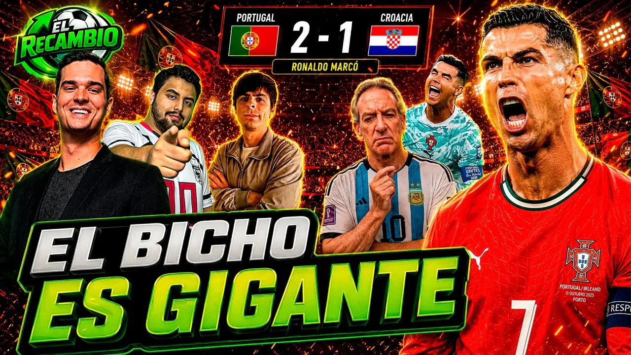 Reproducir: EL BICHO ES GIGANTE | PORTUGAL GANO A CROACIA CON GOL DE CRISTIANO RONALDO | MESSI JUEGA HOY