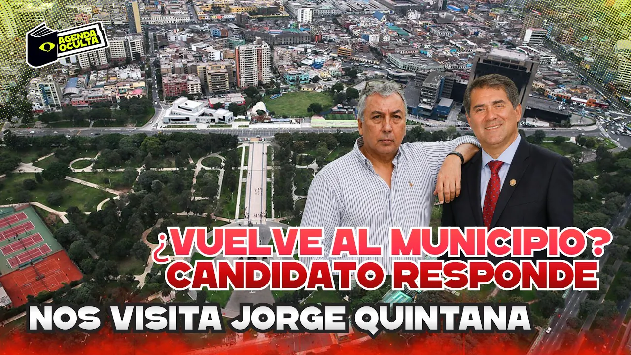 Reproducir: LLEGA JORGE QUINTANA, CANDIDATO A LA ALCALDÍA POR JESÚS MARÍA - AGENDA OCULTA