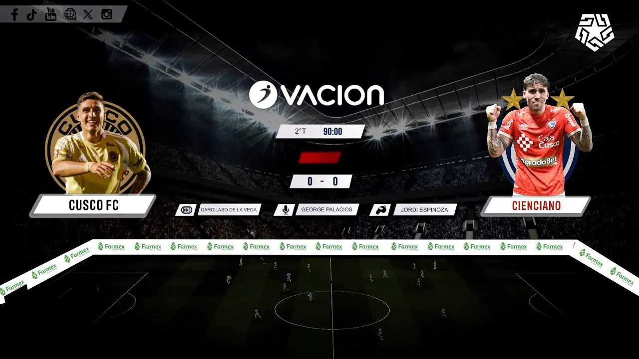 Reproducir: Cusco FC vs Cienciano por RADIO OVACION 🔴 #ENVIVO | LIGA 1 TE APUESTO
