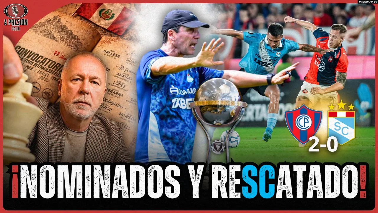 Reproducir: ¡CRISTAL SIN LIBERTADORES, PERO CON VIDA EN SUDAMERICAN! ¡LOS CONVOCADOS DE MANO MENEZES!