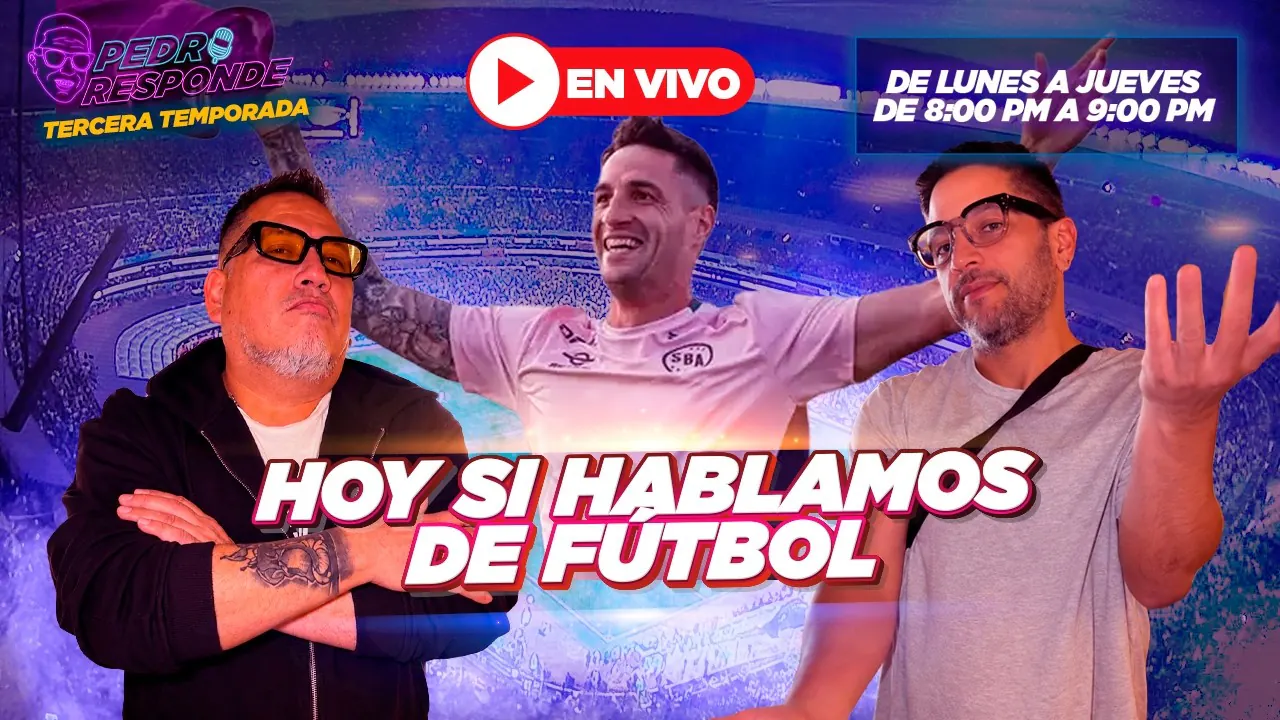 Reproducir: ¿HOY SI HABLAMOS DE FÚTBOL? LA TABLA SE MUEVE PERO LA PUNTA NO ¡PEDRO RESPONDE EN VIVO!