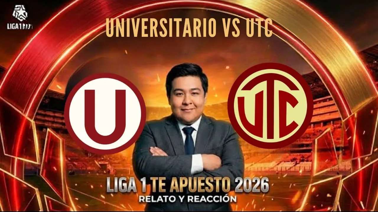 Reproducir: UNIVERSITARIO vs UTC EN VIVO 🔥 Reacción y Relato Original | Liga 1 Perú 2026