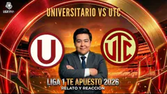 UNIVERSITARIO vs UTC EN VIVO Reacción y Relato Original | Liga 1 Perú 2026