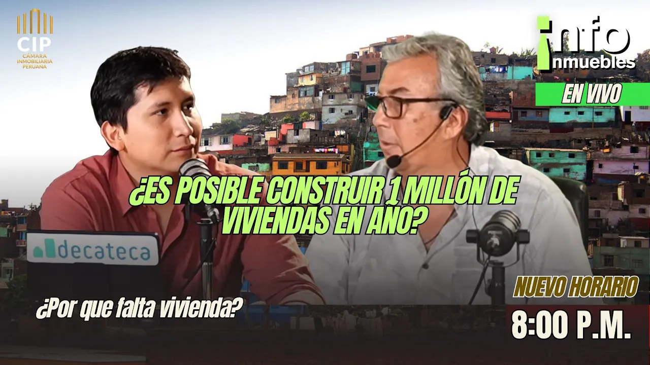 Reproducir: ¿1 MILLÓN DE VIVIENDAS EN UN AÑO? - INFOINMUEBLES