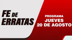 Fe de Erratas | SISMO DE 7.2 SACUDE AYACUCHO Y SE SIENTE EN VARIAS REGIONES - 20 /08/26