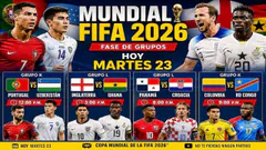 PORTUGAL 5-0 UZBEKISTÁN, INGLATERRA 0-0 GHANA, PANAMÁ VS. CROACIA Y COLOMBIA VS. RD CONGO