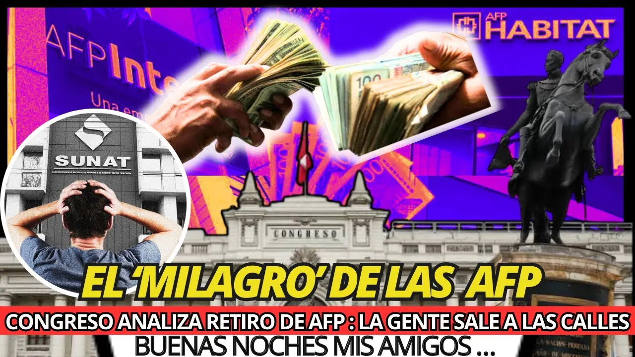 Reproducir: Nuevo retiro de AFP: Congreso alista mega debate y decidiría esto, según AFP