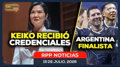 KEIKO FUJIMORI RECIBIÓ CREDENCIALES COMO PRESIDENTA | ARGENTINA FINALISTA DEL MUNDIAL