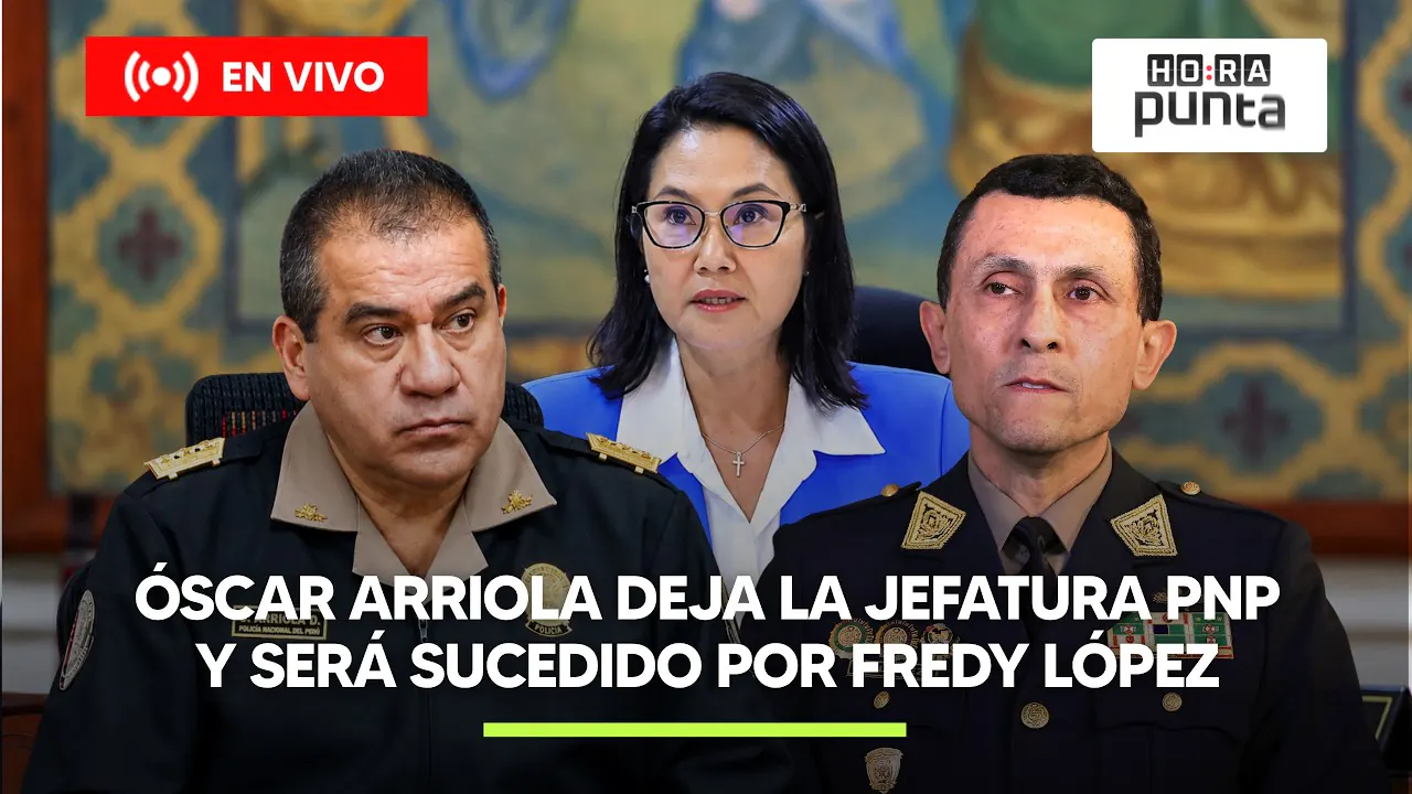 Reproducir: ÓSCAR ARRIOLA DEJA LA PNP TRAS 169 HOMICIDIOS EN AGOSTO | HORA PUNTA