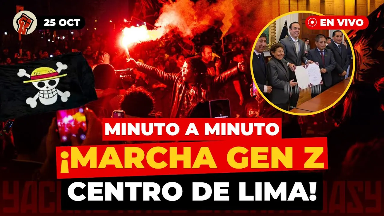 Reproducir: PROTESTA 25 OCTUBRE | Lima - Perú | ¡Qué se vayan todos!