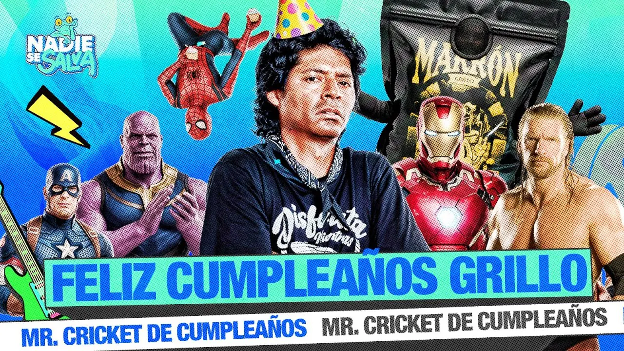 Reproducir: ¡CELEBRAMOS EL CUMPLEAÑOS DEL GRILLO! | NADIE SE SALVA 🐸