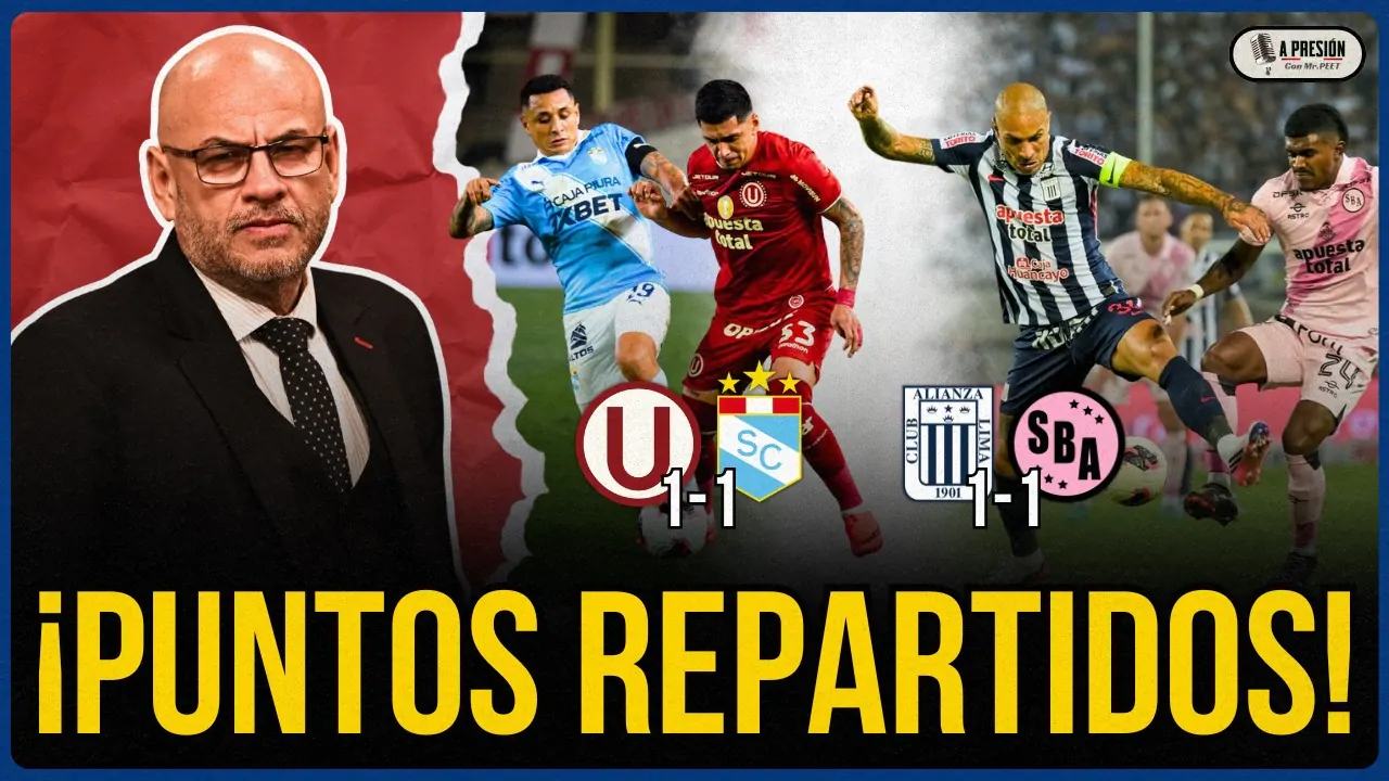 Reproducir: ¡PUNTOS EN EL CAMINO! LA 'U' EMPATÓ CON CRISTAL Y ALIANZA NO PUDO CON BOYS