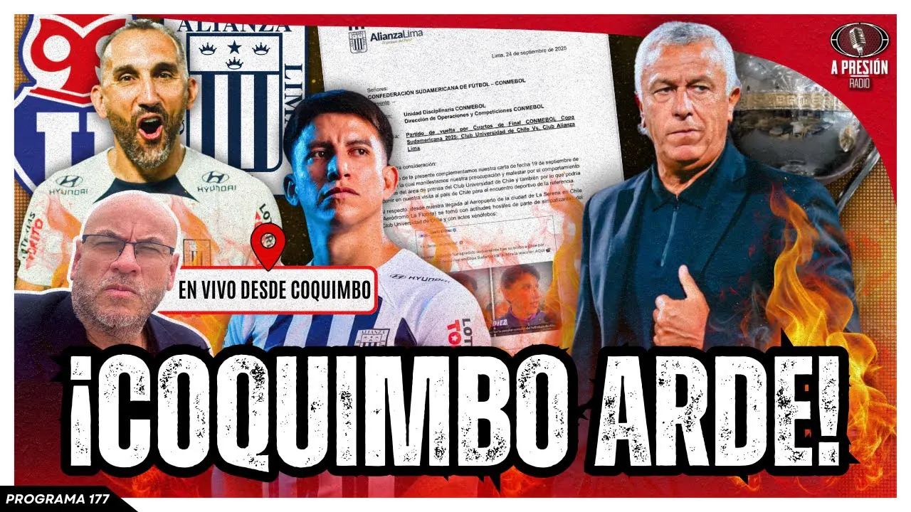 Reproducir: Alianza Lima SUEÑA CON SEMIS Y DENUNCIA A LA BARRA de la U. de Chile