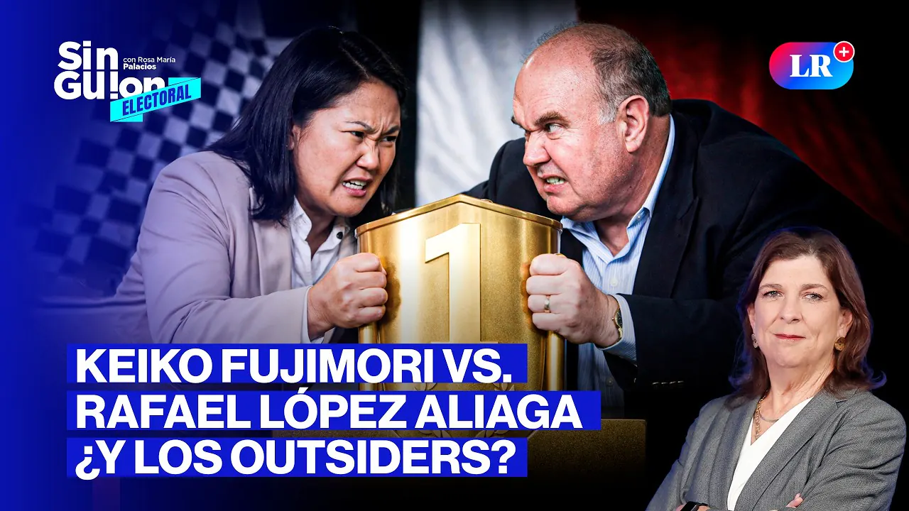 Reproducir: KEIKO SUBE EN ENCUESTAS Y RAFAEL LÓPEZ ALIAGA BAJA | SIN GUION CON ROSA MARÍA PALACIOS #FEEG2026