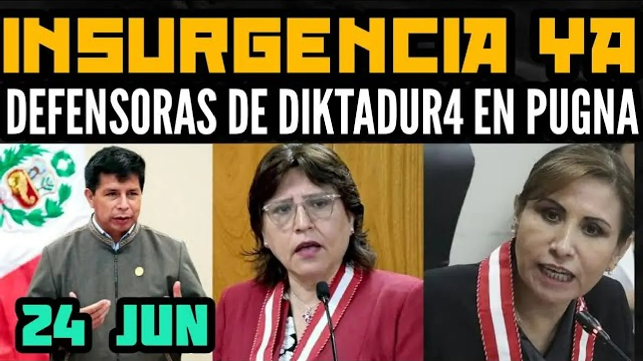 Reproducir: DELIA ESPINOZA VS. PATRICIA BENAVIDES / PRESIDENTE CASTILLO DENUNCIA A DINA Y MANDA MENSAJE - 24 JUN