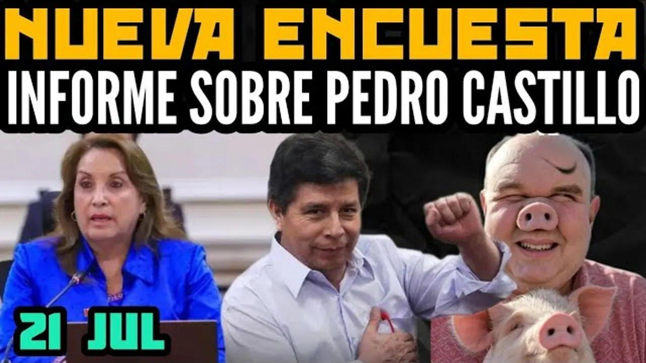 Reproducir: ENCUESTAS CAUSAN RISA / PORKY COMPRÓ TRENES / INFORME SOBRE ELECCIONES Y PEDRO CASTILLO - 21 JUL