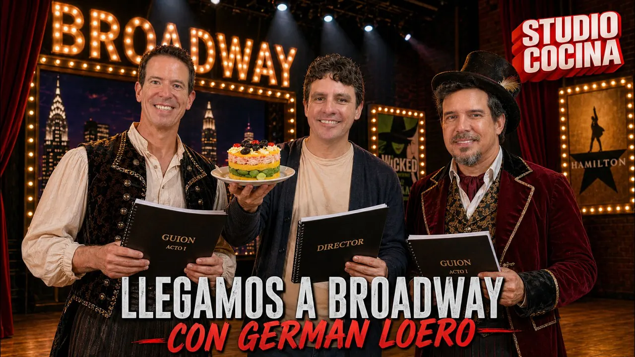 Reproducir: Germán Loero nos llevó a Broadway… y pasó esto 🍽️🎭