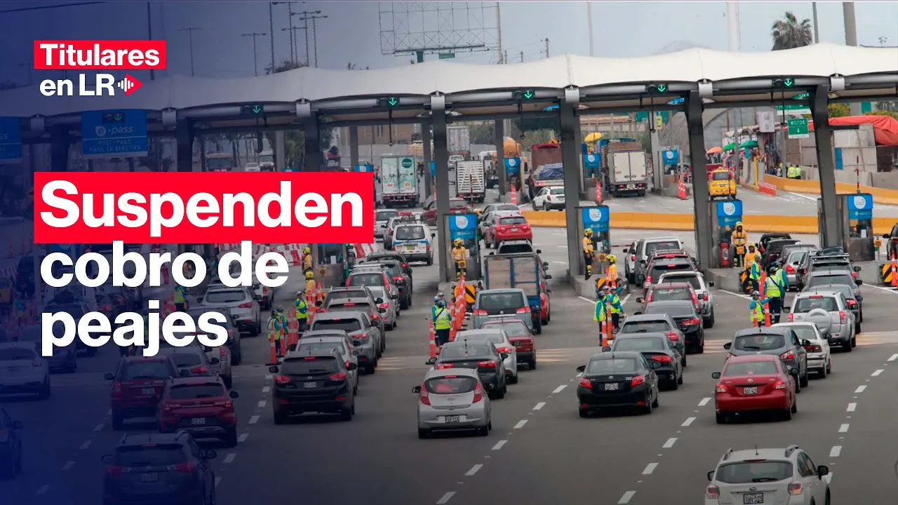 Reproducir: 🔴 No más peajes en el sur: suspenden cobro de peajes en Villa y Punta Negra | Titulares en LR