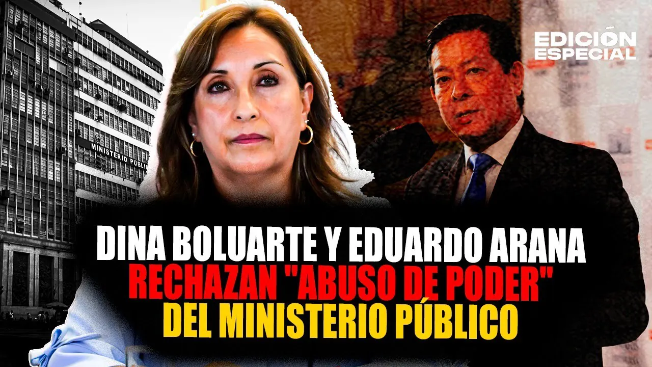 Reproducir: #EnVivo Gobierno de Boluarte arremete contra el Ministerio Público: rechazamos el abuso de poder