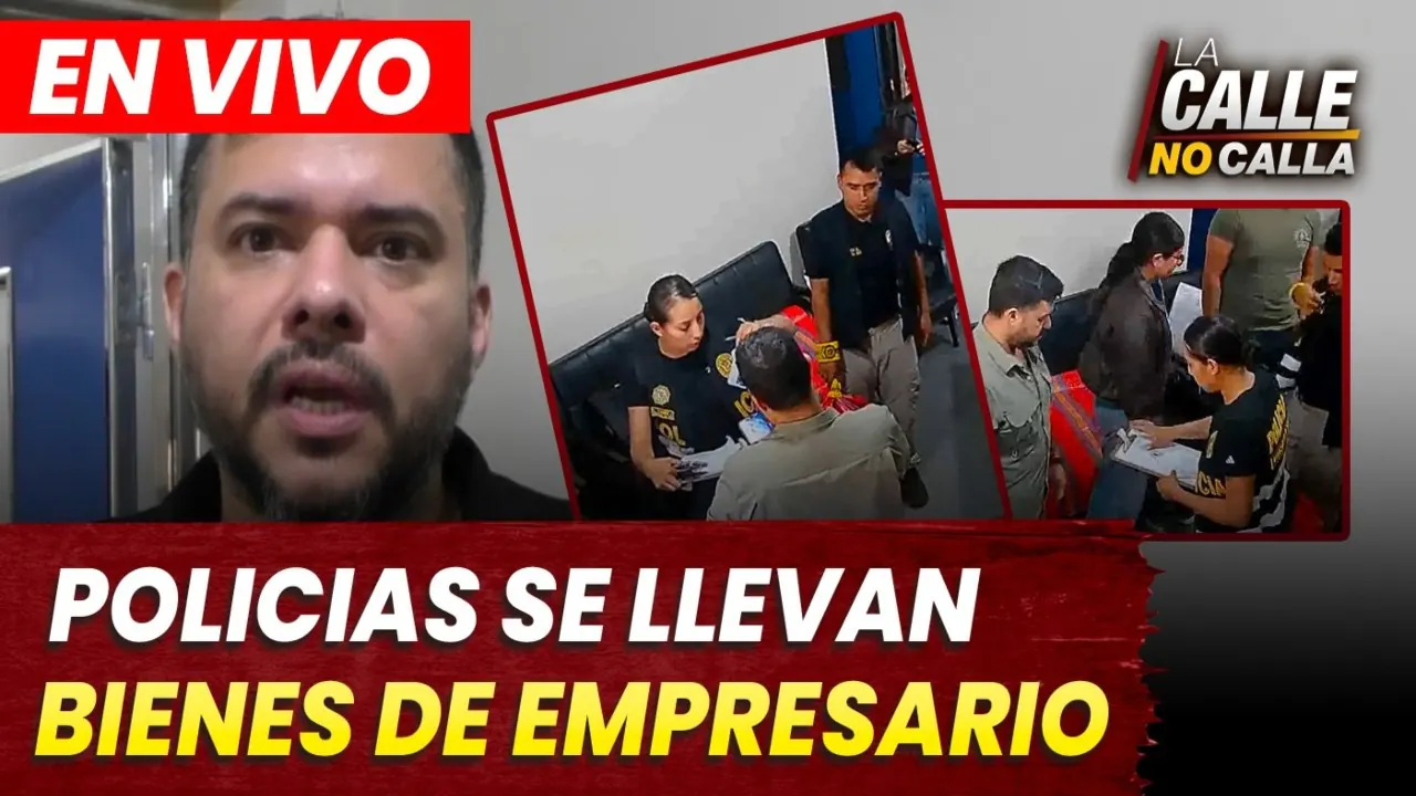 Reproducir: 🟢 EN VIVO - POLICÍAS SE LLEVAN BIENES DE EMPRESARIO| LA CALLE NO CALLA - PROGRAMA COMPLETO