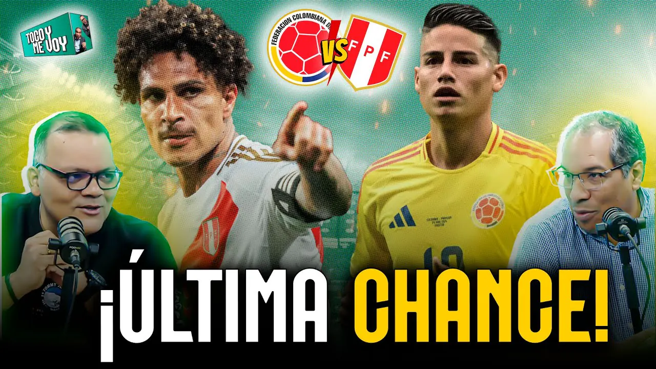 Reproducir: #ENVIVO 🔴COLOMBIA VS. PERÚ: BICOLOR SE JUEGA LA ÚLTIMA CHANCE PARA EL MUNDIAL #TOCOYMEVOY