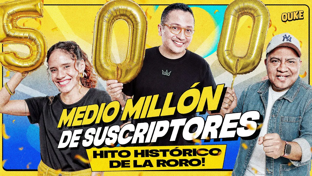 Reproducir: CARLOS OROZCO CELEBRA MEDIO MILLÓN DE SUSCRIPTORES 🎉 | OUKE 🟡