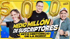 CARLOS OROZCO CELEBRA MEDIO MILLÓN DE SUSCRIPTORES | OUKE