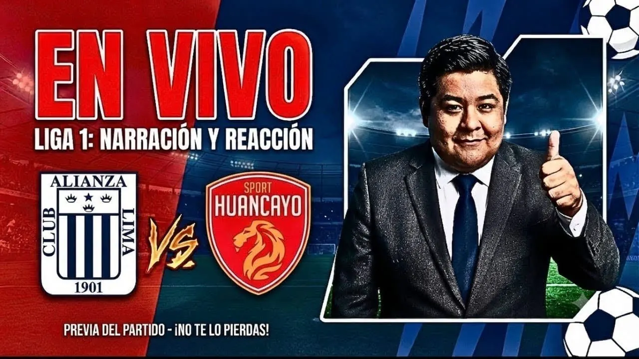 Reproducir: 🔴 EN VIVO | Alianza Lima vs Sport Huancayo | Liga 1 Perú 2026 - Torneo Clausura | Narración en Vivo
