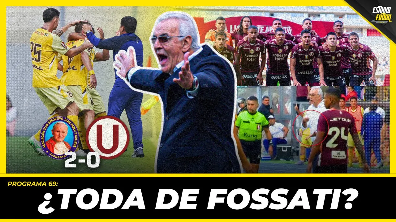 Reproducir: La ‘U’ PIERDE EL LIDERATO ¿POR CULPA de Fossati? ¿Habrá sanción?