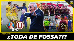 La ‘U’ PIERDE EL LIDERATO ¿POR CULPA de Fossati? ¿Habrá sanción?