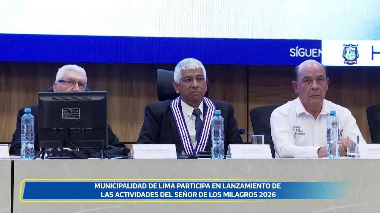 Reproducir: Conferencia de prensa por la Festividad del Señor de los Milagros | 17 de setiembre