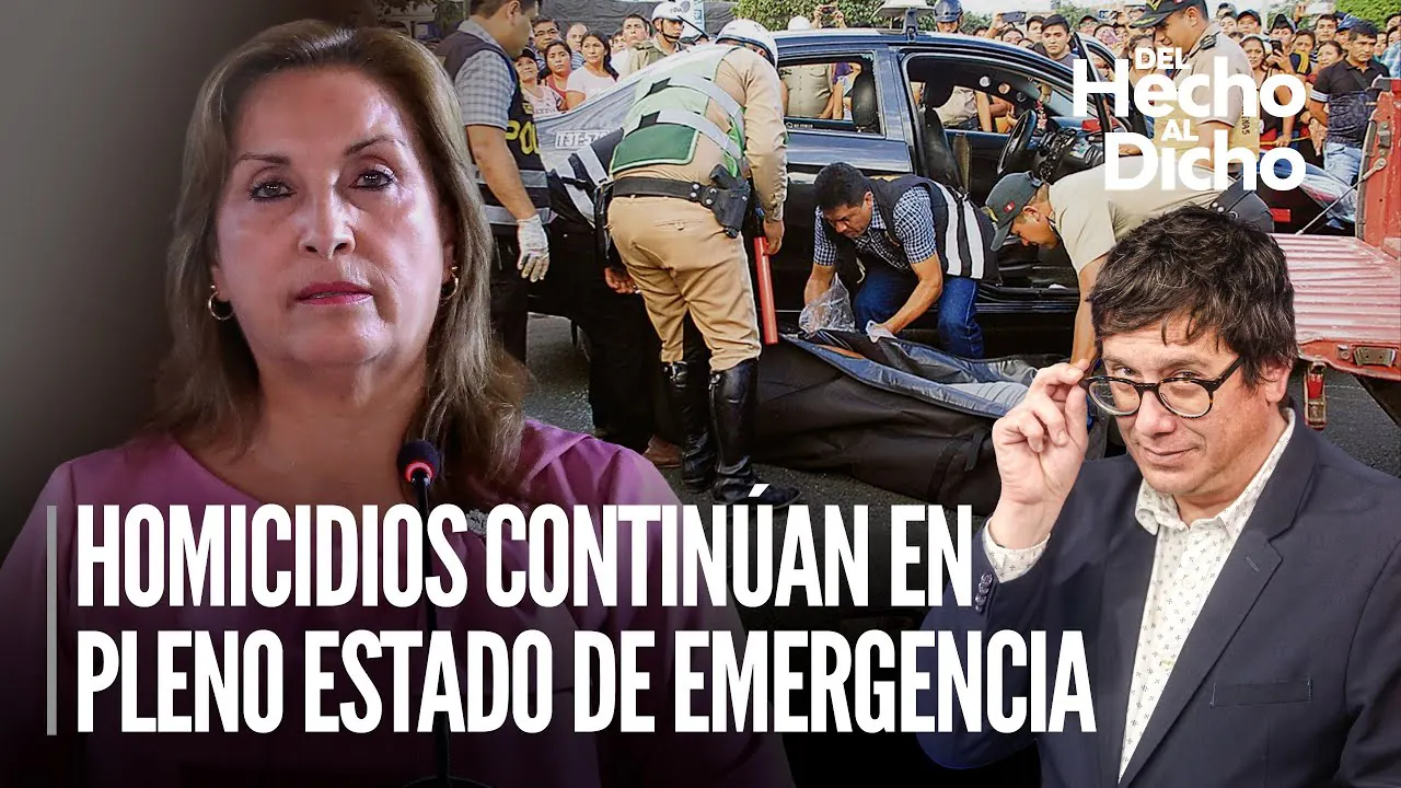 Reproducir: Dina propone servicio militar obligatorio contra el crimen | Del hecho al dicho con Jaime Chincha