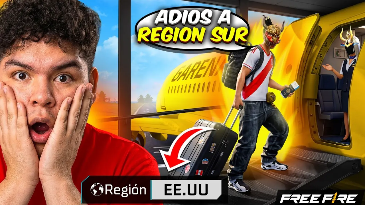 Reproducir: GARENA ME BANEO DE REGION Y ME MANDO A REGION EE.UU en Free Fire #freefire