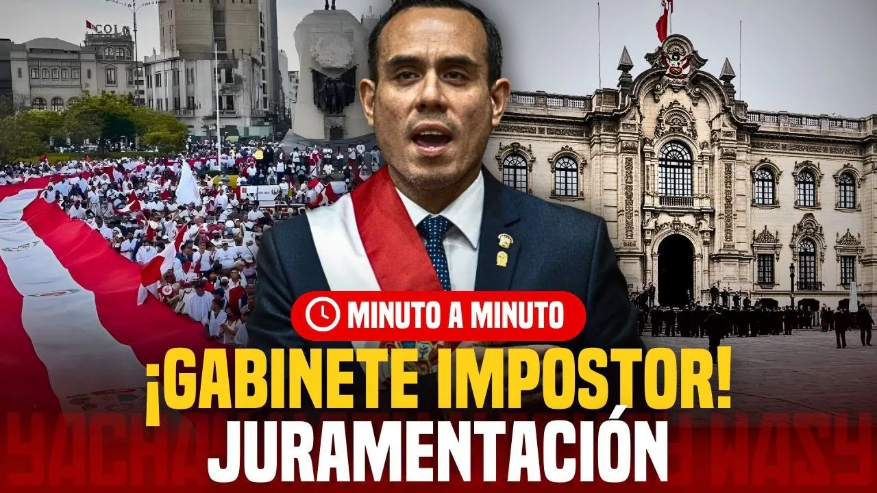 Reproducir: JURAMENTAN MINISTROS del IMPOSTOR JOSÉ JERÍ | En vivo - 14 OCT