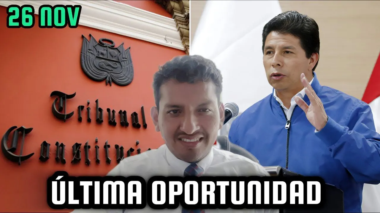 Reproducir: Abogados de Pedro Castillo se enfrentan al Tribunal Constitucional del fujimorismo (último)- 26 nov