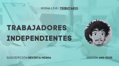 TRABAJADORES INDEPENDIENTES - CHARLA SUNAT