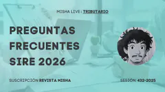 PREGUNTAS FRECUENTES SIRE SUNAT 2026