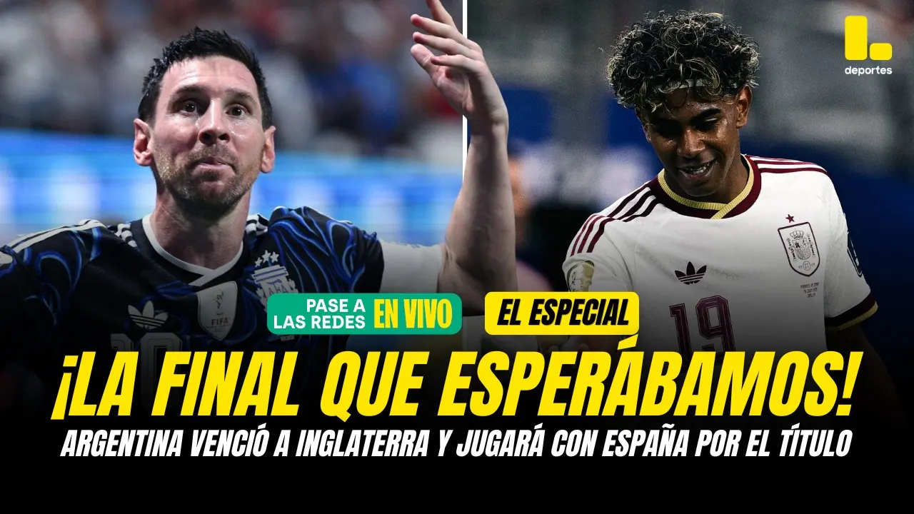 Reproducir: PASE A LAS REDES | EL ESPECIAL: ARGENTINA VENCIÓ A INGLATERRA Y JUGARÁ LA FINAL ANTE ESPAÑA
