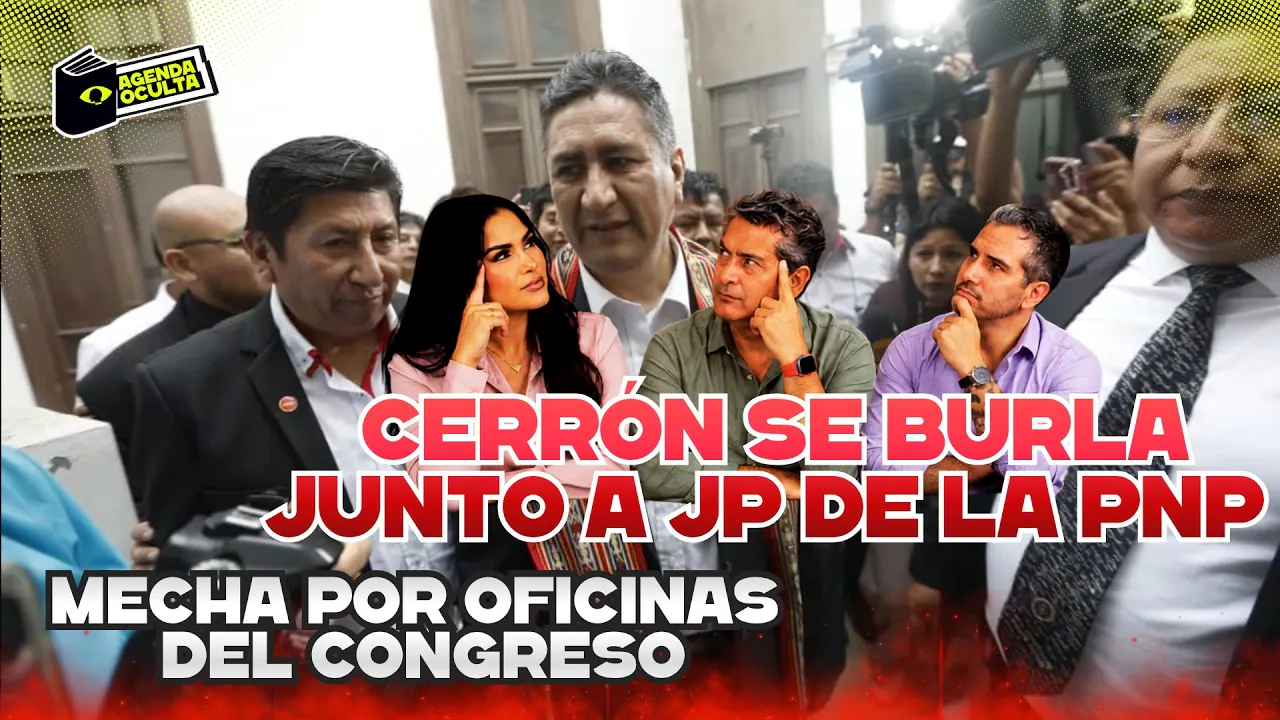 Reproducir: CERRÓN SE BURLA JUNTO A JP DE LA PNP - AGENDA OCULTA
