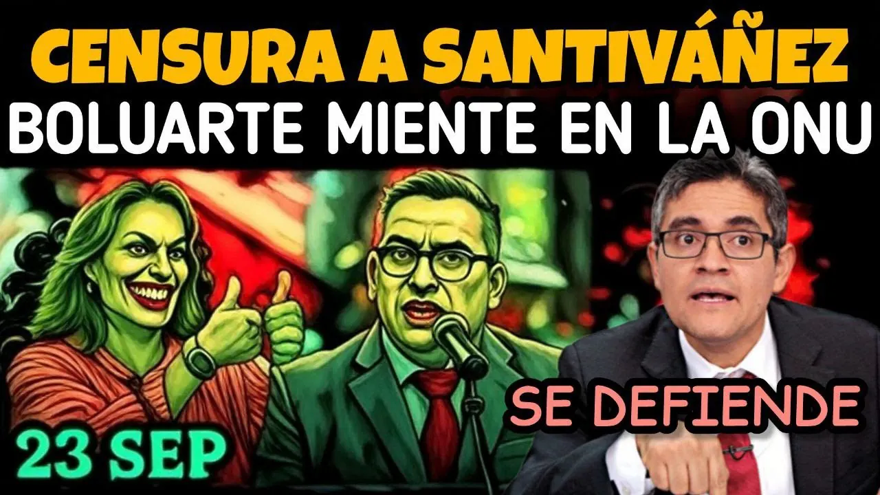 Reproducir: Presentan CENSURA a SANTIVÁÑEZ / DINA sigue mintiendo en ONU / DOMINGO PÉREZ se defiende - 23 sep