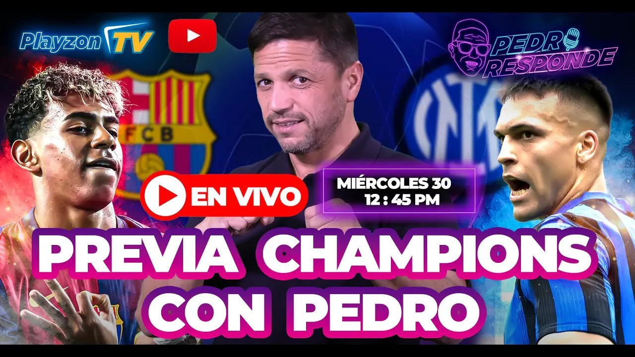 Reproducir: Se viene partidazo: Barça vs Inter ⚔️ ¿quién domina Europa? | #Playzontv #PedroResponde